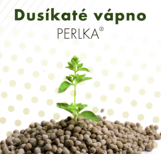 Dusíkaté vápno Perlka - ekologické organické hnojivo