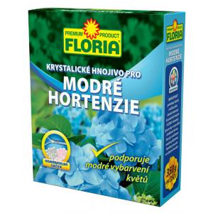Floria krystaliczna na niebieskiej hortensji