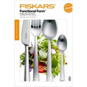 Zestaw sztućców Fiskars Functional Form™, 16 sztuk, matowe wykończenie 1002958