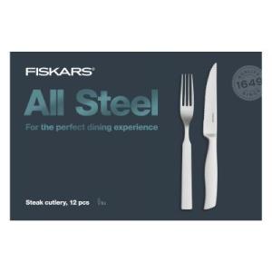 Fiskars All Steel Steak Cutlery Set 12 pcs 1054800