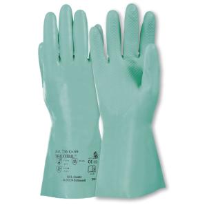 Nitrylowe rękawice robocze do chemikaliów KCL Tricotril 736